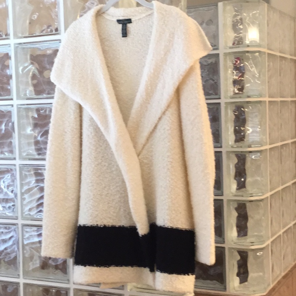 LRL LAUREN JEAN CO SHAWL COLLAR BLANKET SWEATER 3X